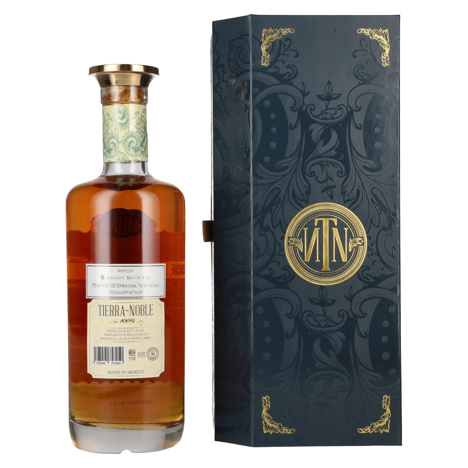 Tierra-Noble EXQUISITO Extra Añejo Tequila 100% de Agave 40% Vol. 0,7l in Geschenkbox