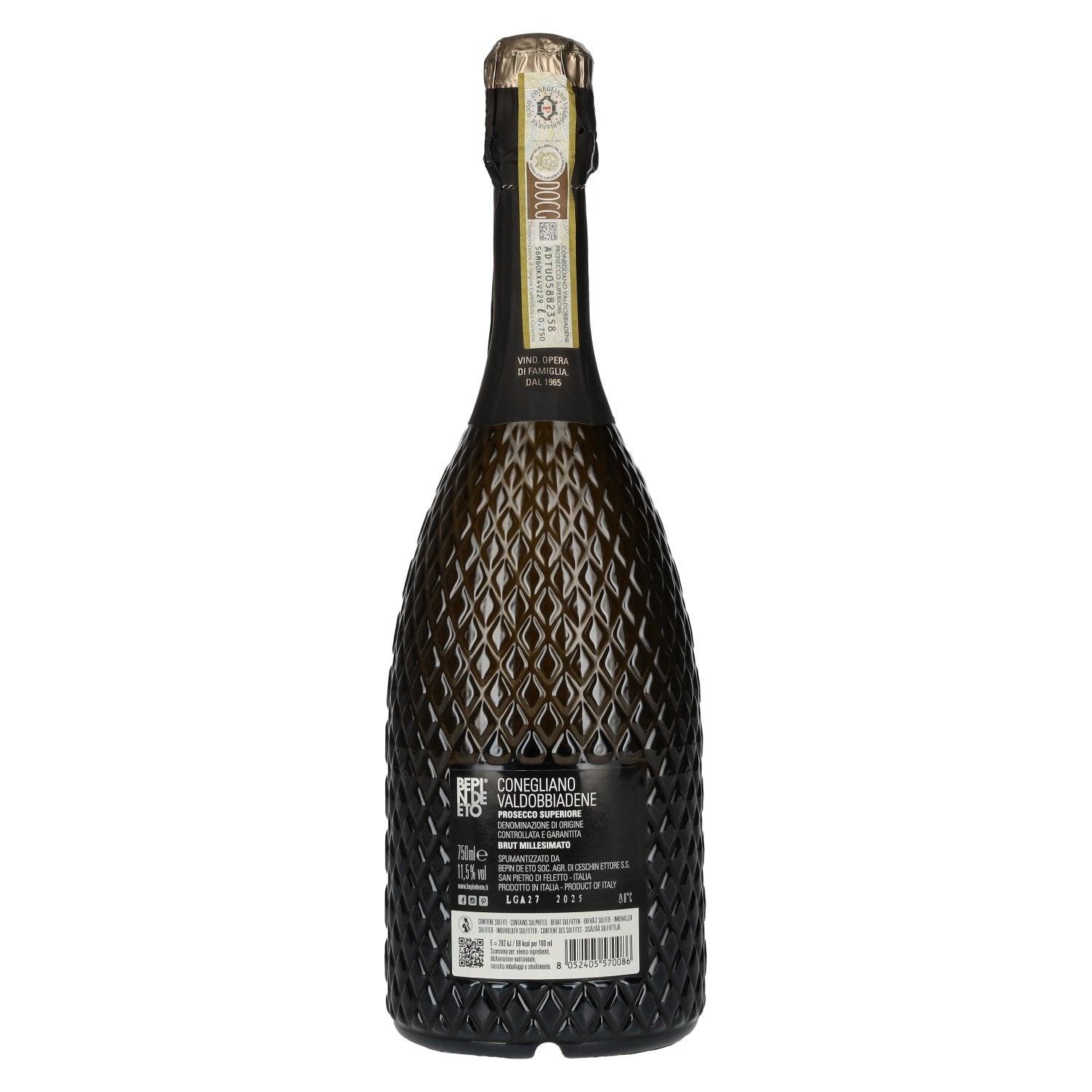 Bepin De Eto Prosecco Superiore Brut Millesimato DOCG 2025 11,5% Vol. 0,75l