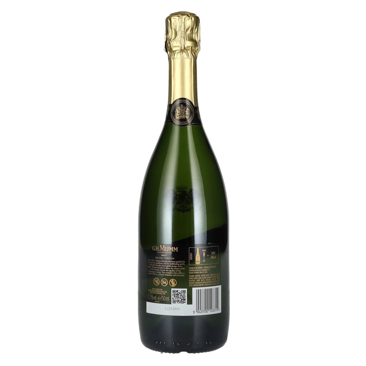 Champagne G.H. Mumm GRAND CORDON Brut 12,5 % vol. 0,75 l