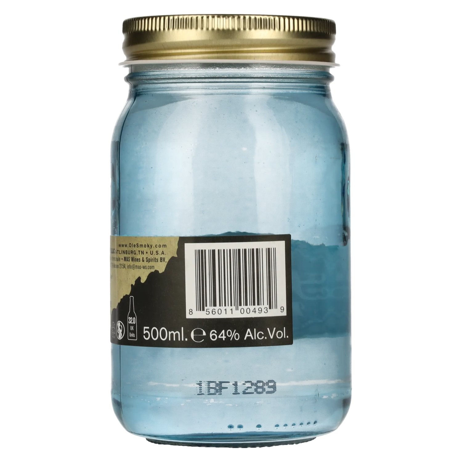 Ole Smoky Tennessee Moonshine BLUE Flame Premium gedistilleerde drank 64% Vol. 0.5l