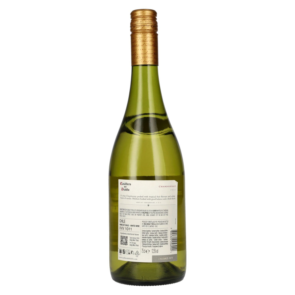 Concha y Toro Casillero del Diablo CHARDONNAY 2025 12,5% vol. 0,75 l