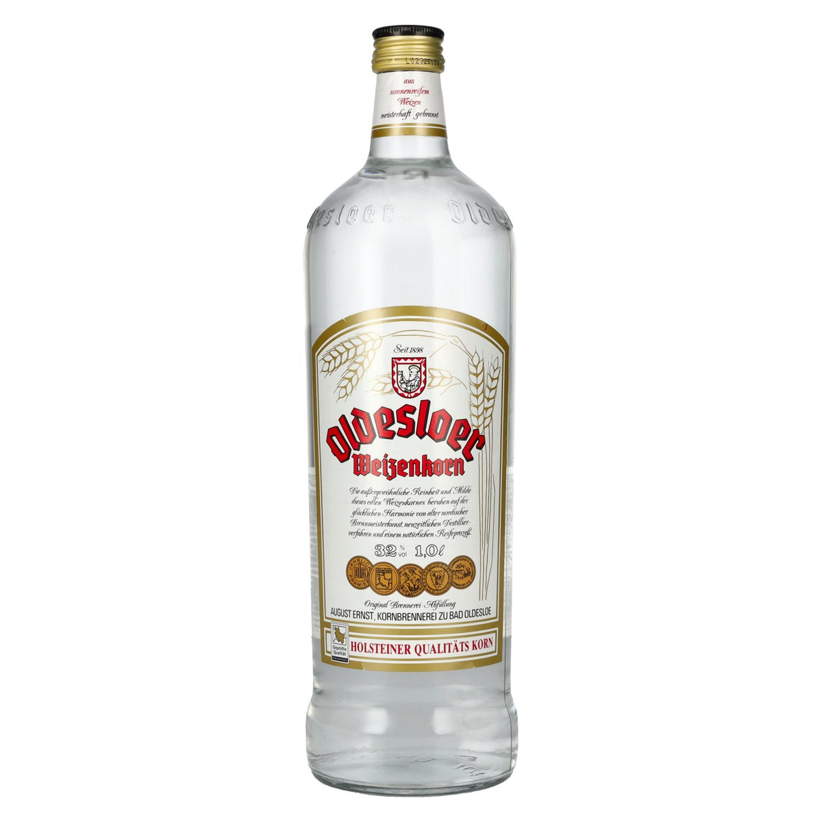 Oldesloer Weizenkorn 32% vol. 1 l
