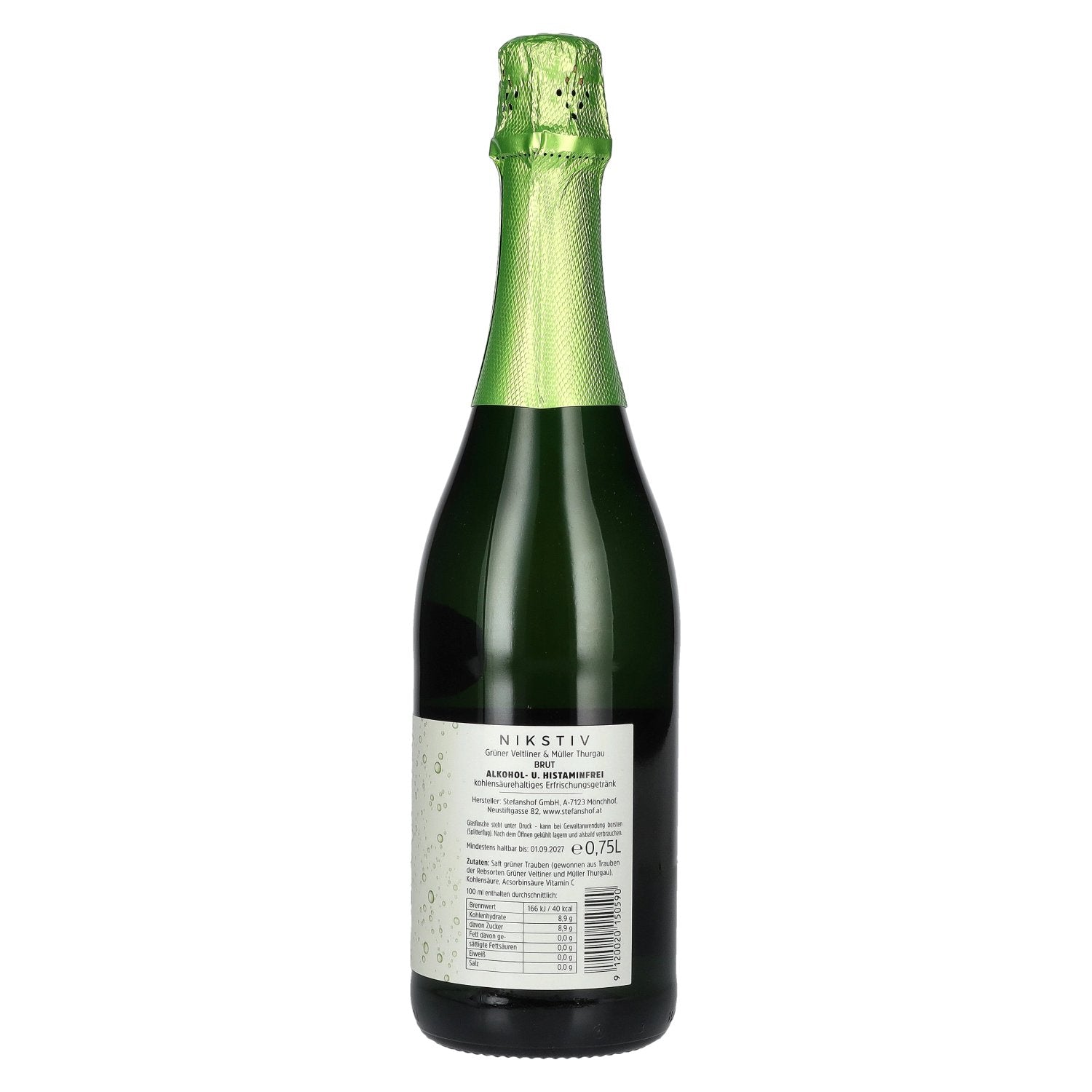 NikStiv Grüner Veltliner &amp; Müller Thurgau Brut Alcoholvrij 0,75l