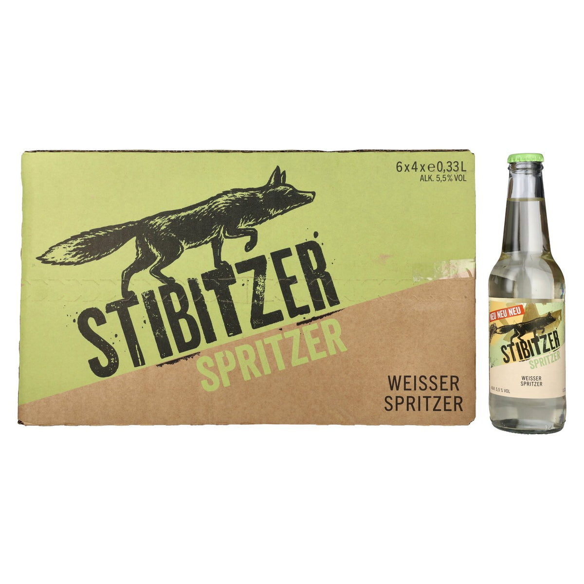 Stibitzer Weisser Spritzer 5.5% ABV, 6 x 4 x 0.33 l