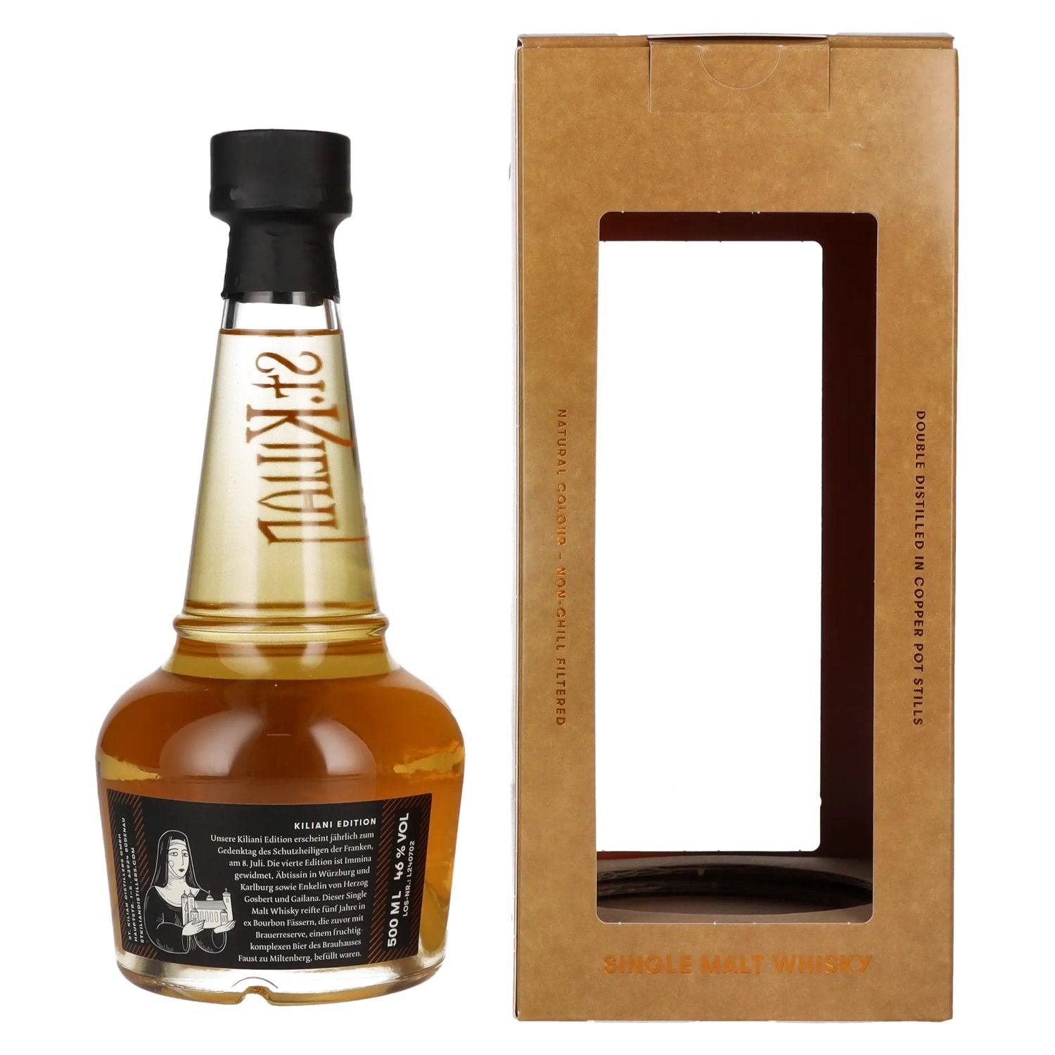 St. Kilian Kiliani Edition IMMINA Single Malt Whisky 46% Vol. 0,5l in Geschenkbox