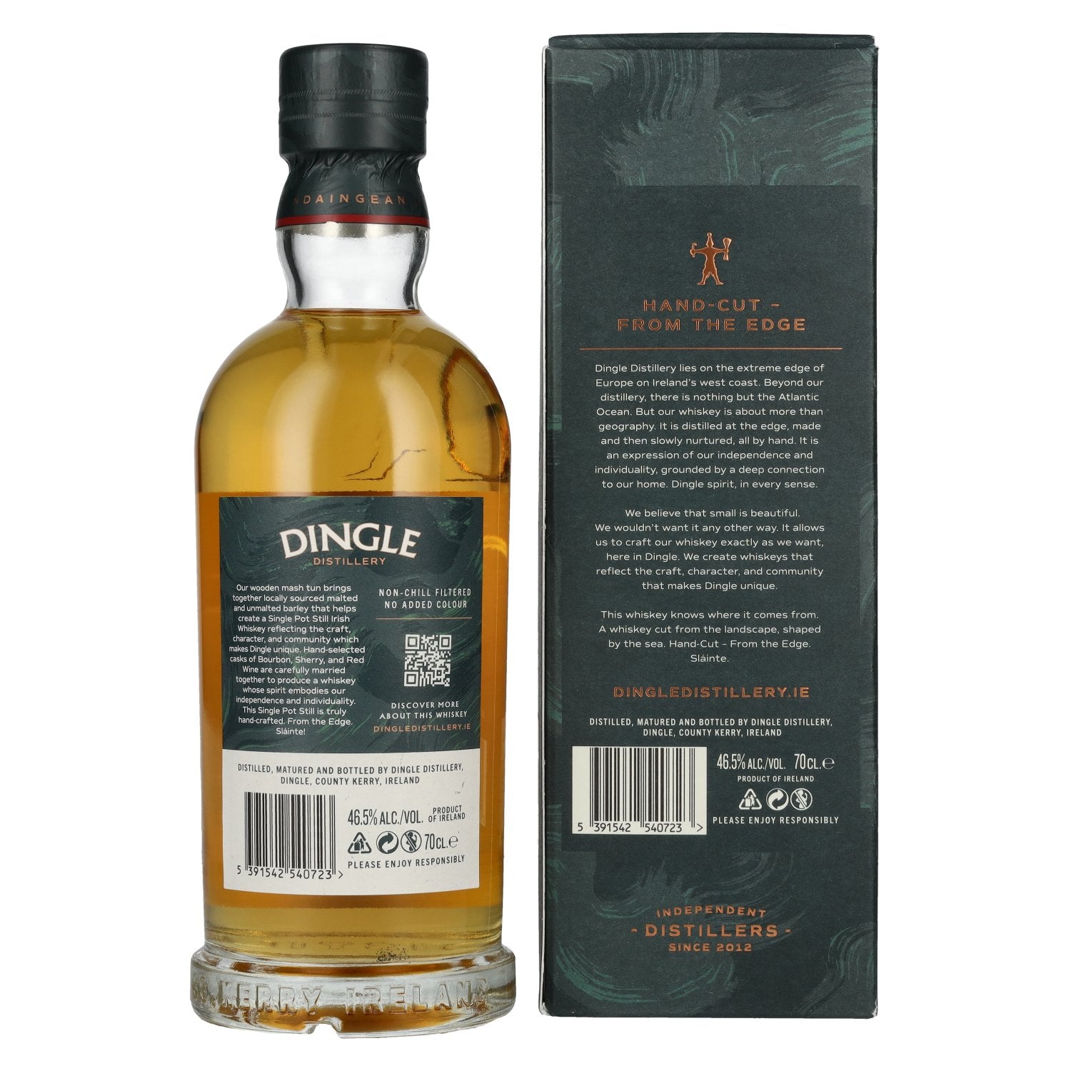 Dingle Single Pot Still Irish Whiskey Triple Distilled 46,5% Vol. 0,7l in Geschenkbox