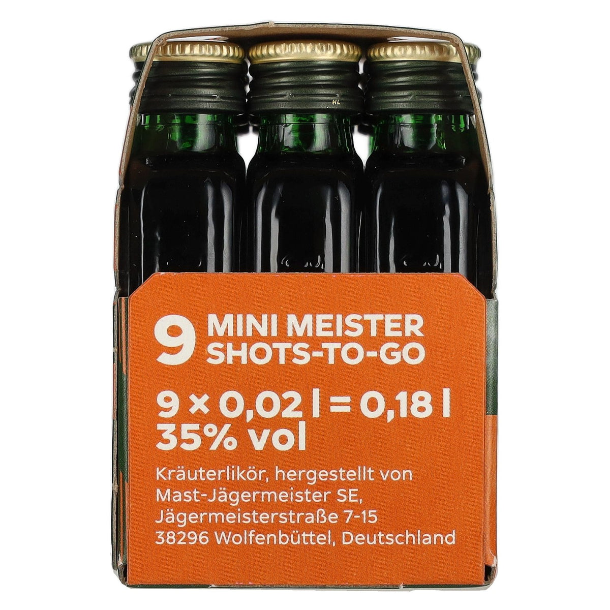 Jägermeister 9-JägerPack Édition « Kompliment » 35 % vol. 9 x 0,02 l