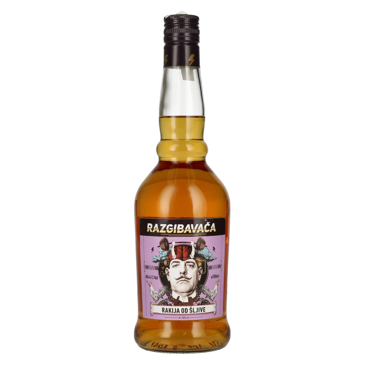 Razgibavača Rakija Od Šljive Plum Brandy 41% vol. 0.7 l