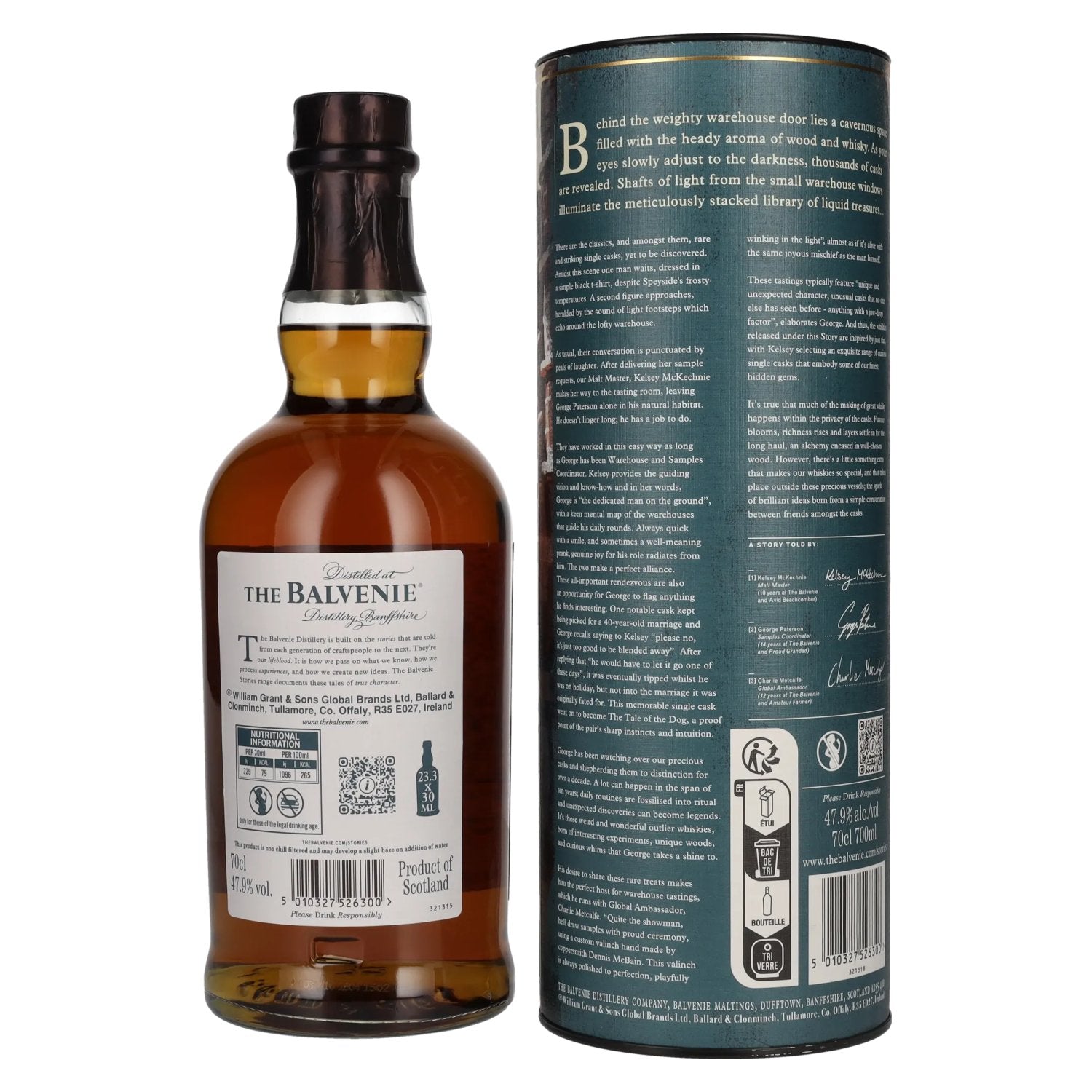 The Balvenie 18 Years Old A Collection of Curious Casks FRENCH PINEAU CASK FINISH 47,9% vol. 0,7l en coffret cadeau
