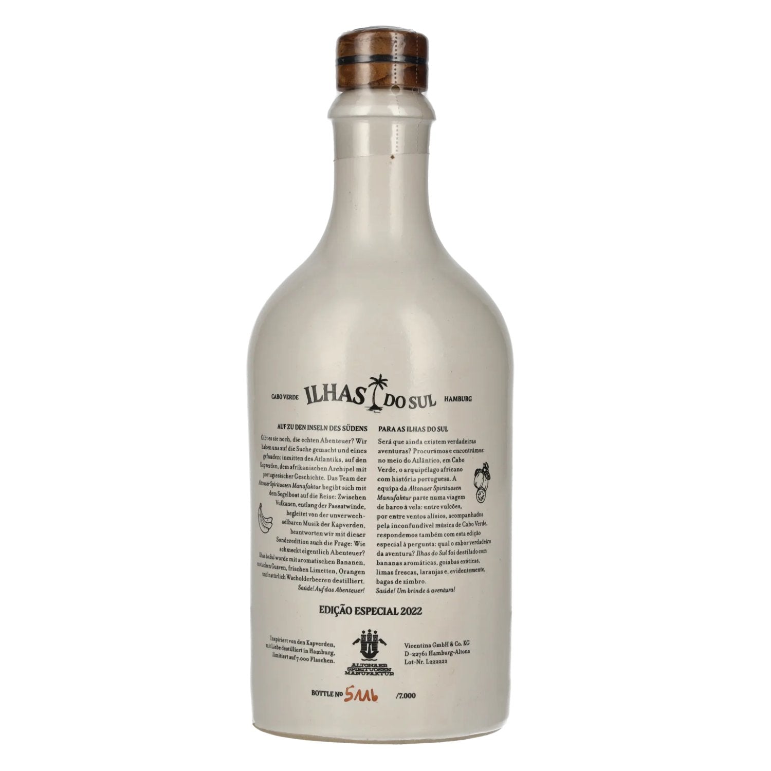 Gin Sul Ilhas Do Sul Dry Edição Especial 2022 45% Vol. 0,5l