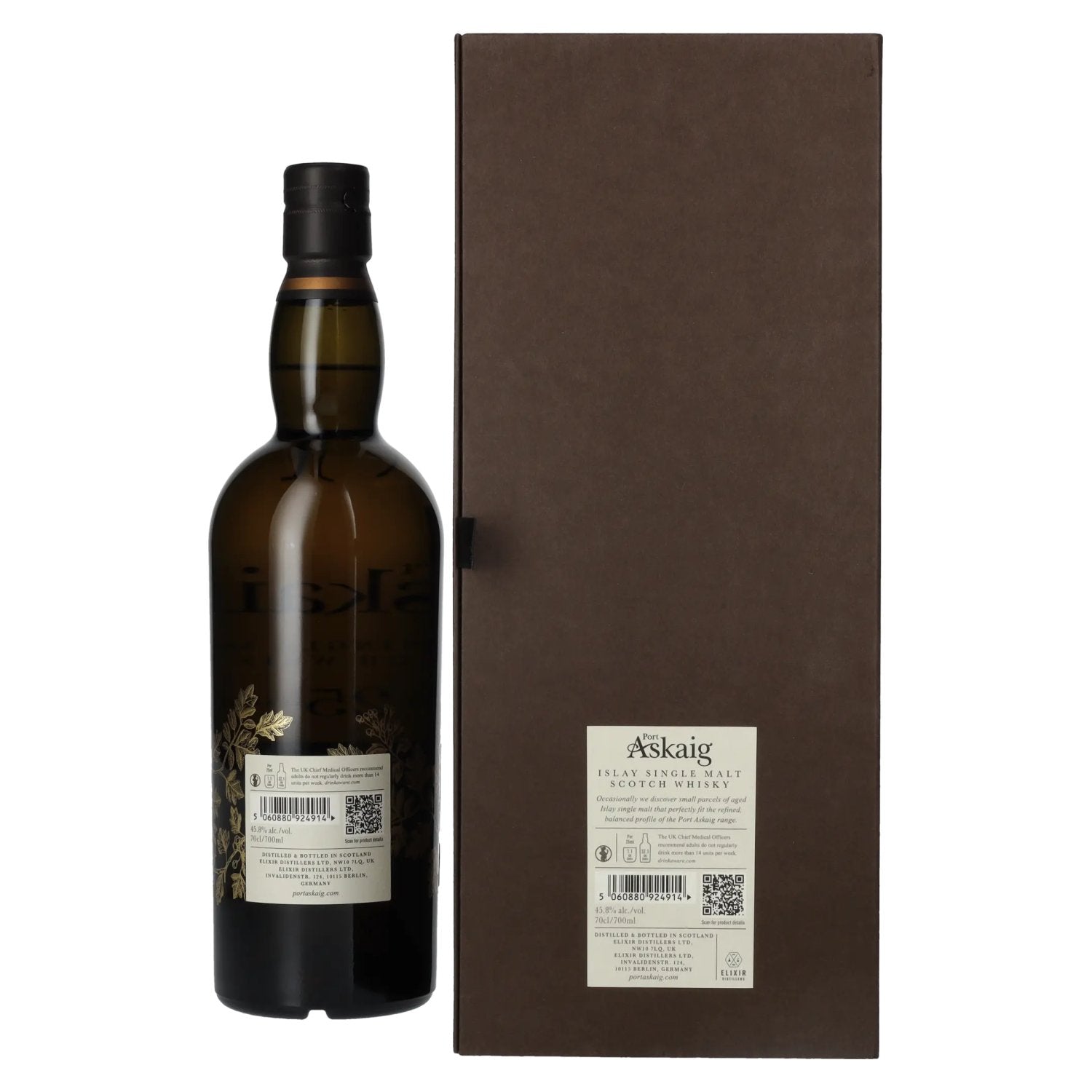 Port Askaig Islay 25 Years Old Islay Single Malt Scotch Whisky 45,8% Vol. 0,7l in gift box