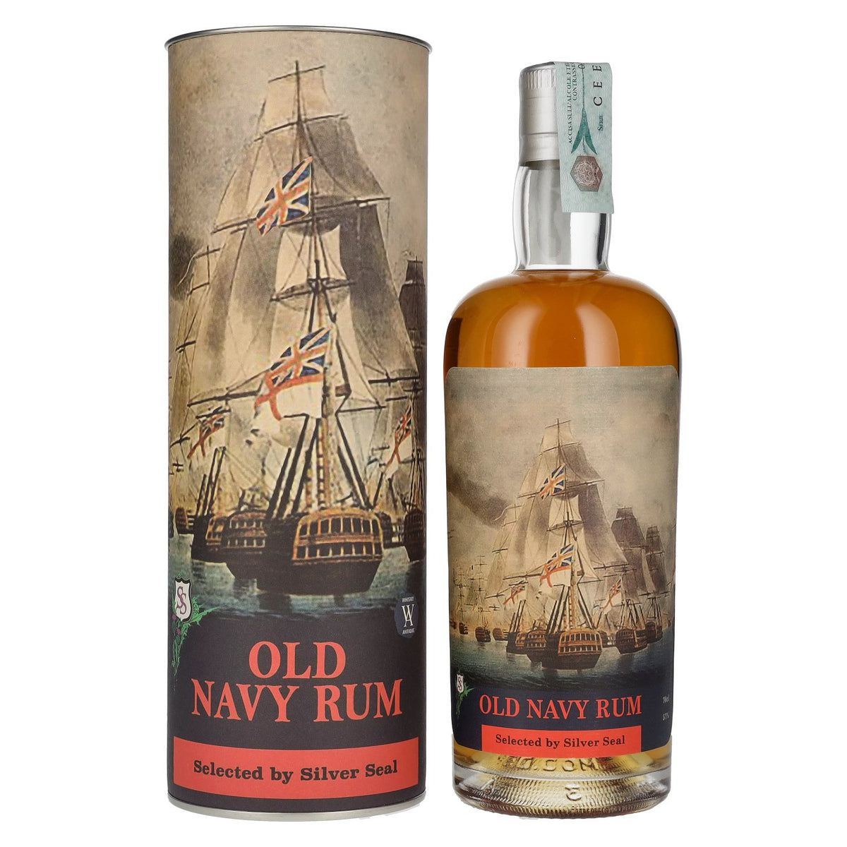 Silver Seal Old Navy Rum Edition 2018 57% ABV 0.7l in a gift box
