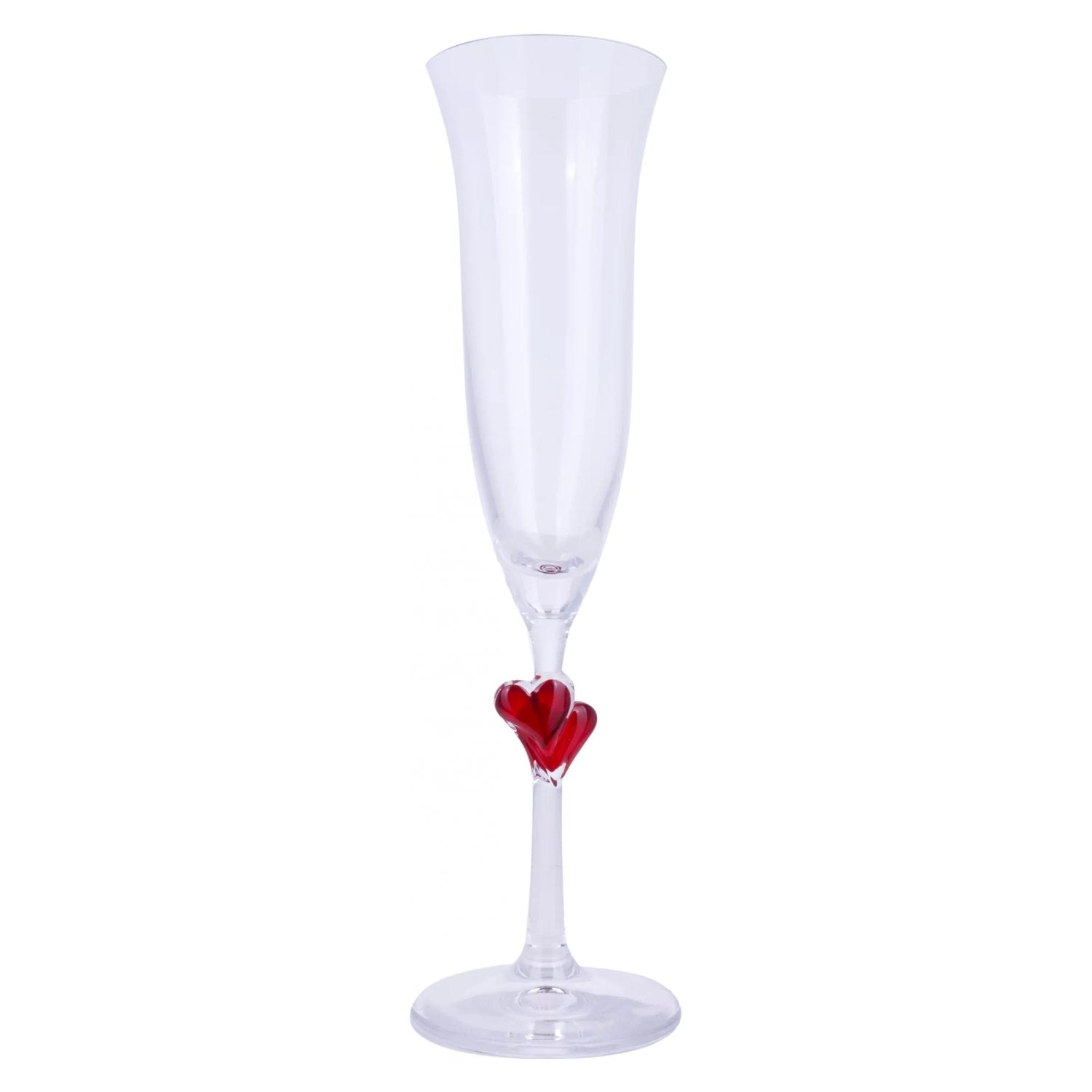 Stölzle Lausitz L'Amour Red Hearts Champagne Goblet 17.5 cl