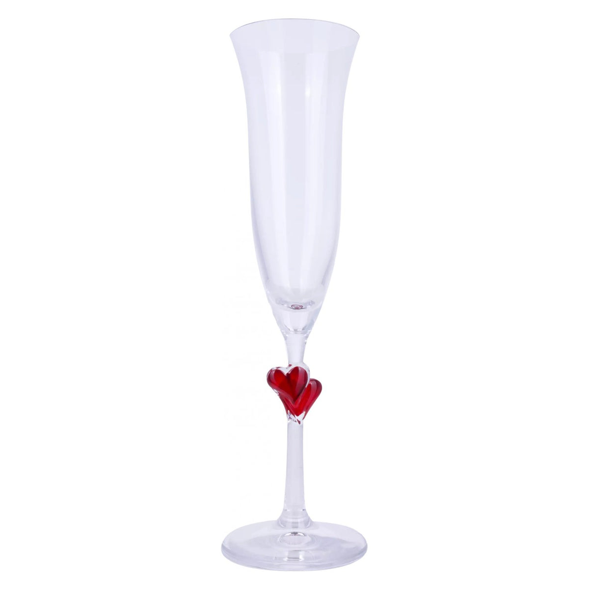 Stölzle Lausitz L'Amour Rote Herzen Champagnerkelch 17,5 cl