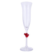 Stölzle Lausitz L'Amour rode hartjes champagneglas 17,5 cl