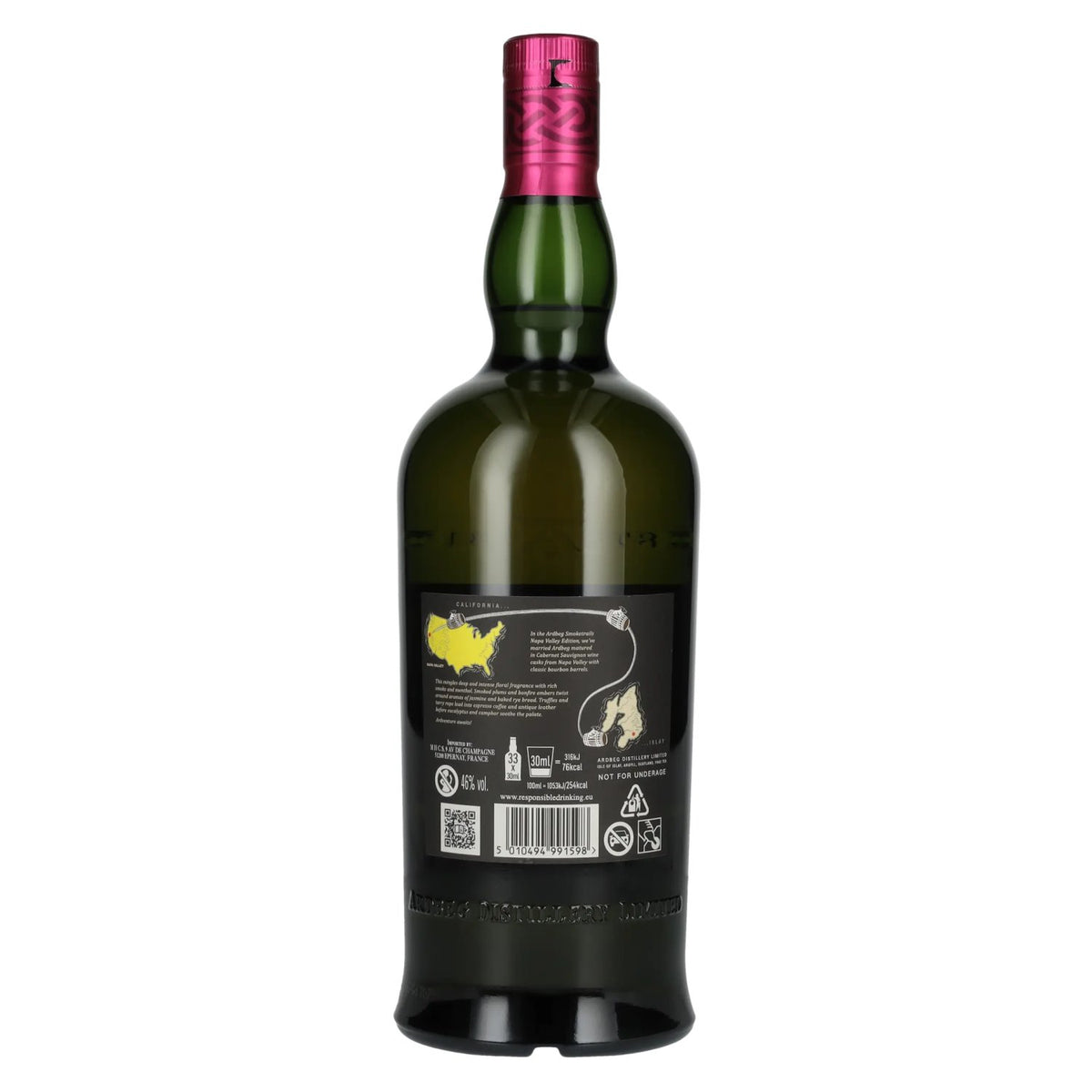 Ardbeg SMOKETRAILS NAPA VALLEY Edition, single malt d'Islay, 46 % vol., 1 l