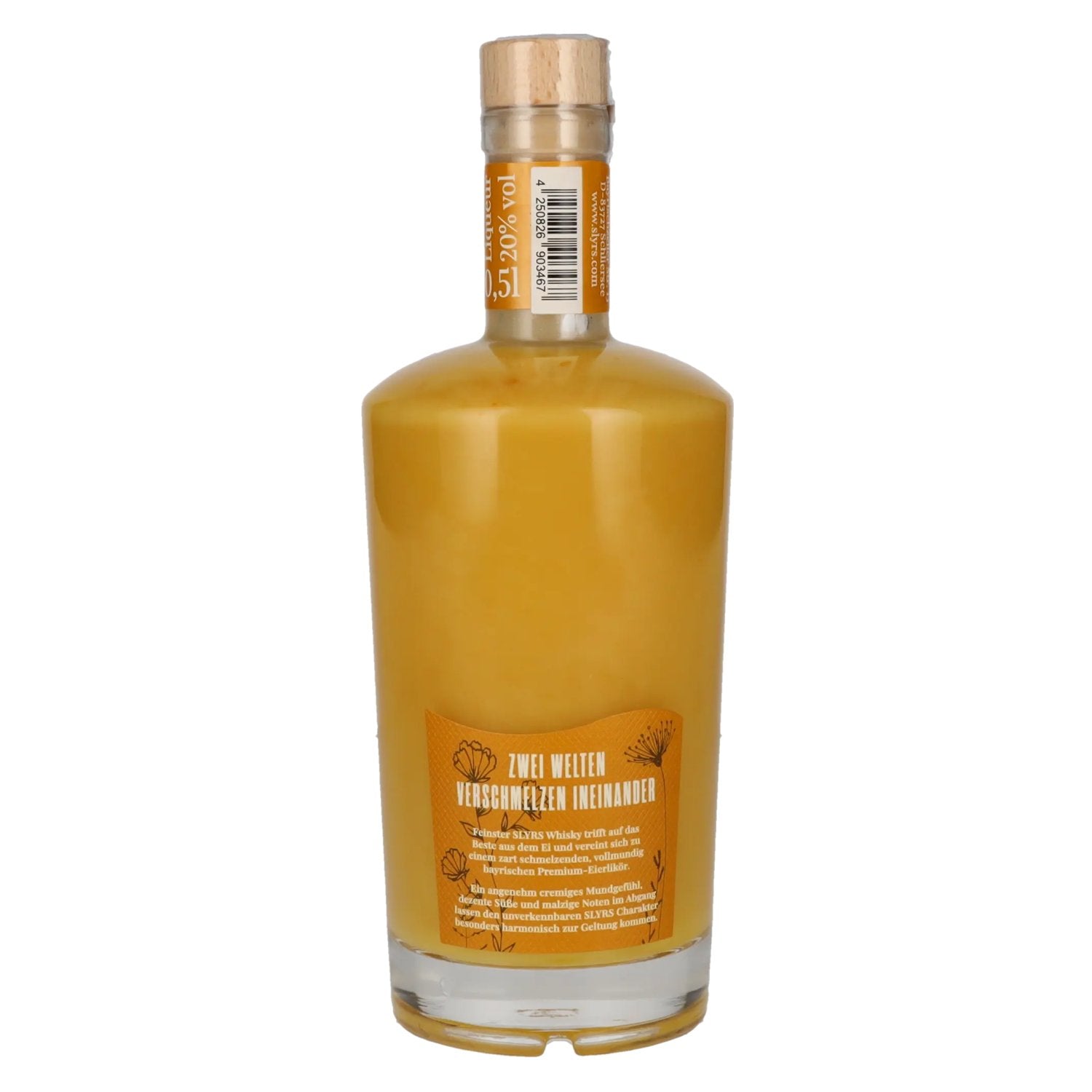 Slyrs Bavarian Whisky Eierlikör 20% Vol. 0,5l