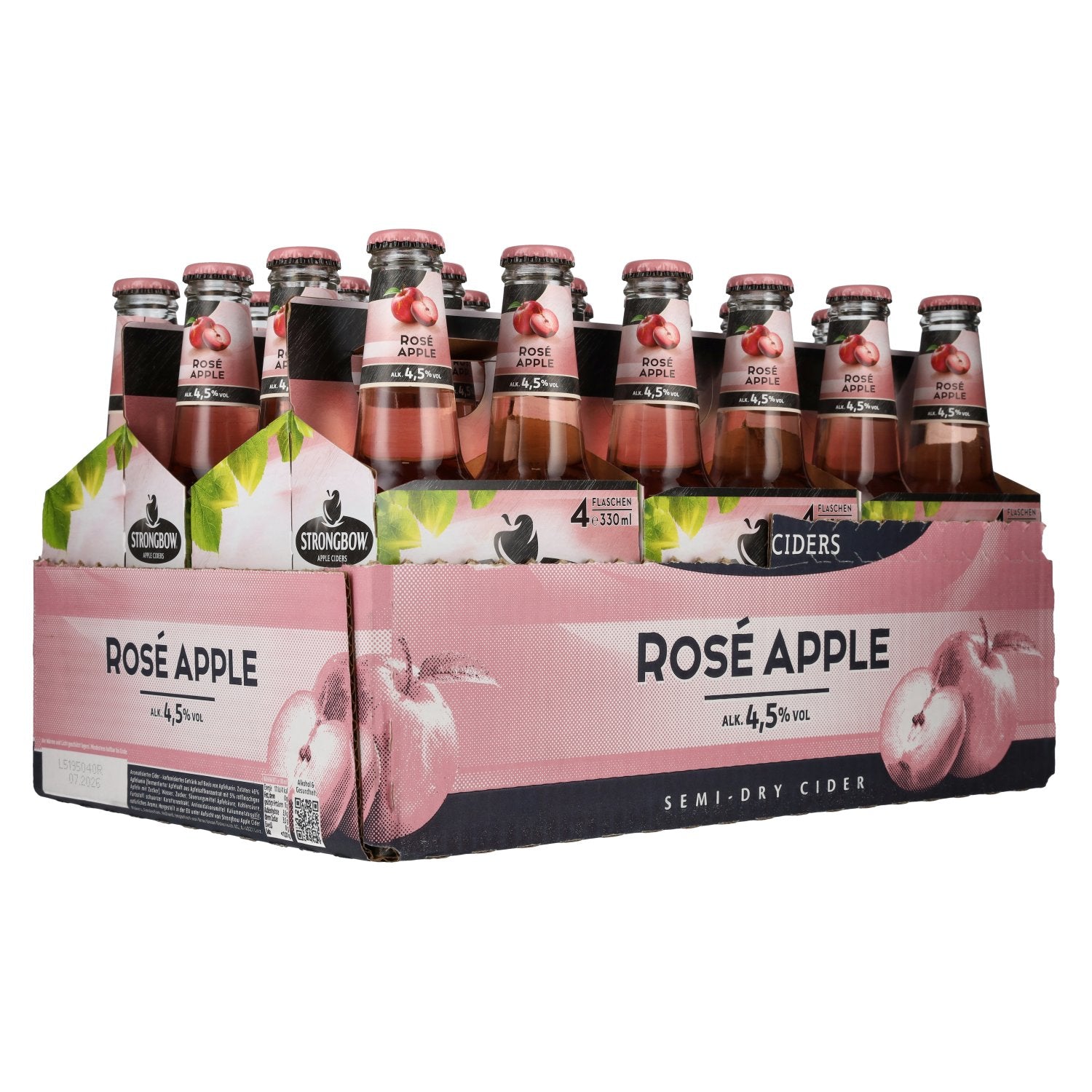 Strongbow Cider Rosé Appel 4,5% Vol. 6x4x0,33l