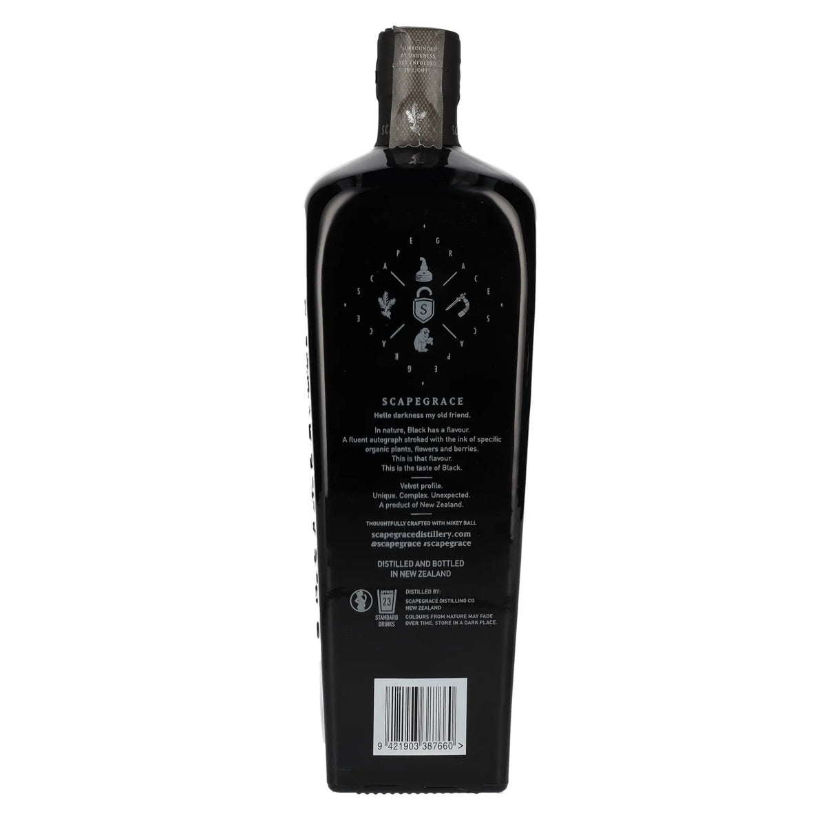 Scapegrace BLACK Premium Dry Gin 41.6% vol. 0.7 l