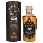 Sibona GRAPPA RISERVA Botti da PORTO 40% Vol. 0,5l in Geschenkbox