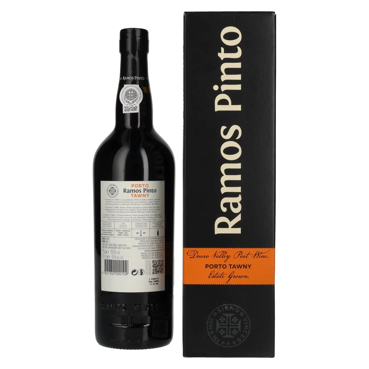 Ramos Pinto Porto Tawny 19,5% Vol. 0,75l in geschenkverpakking