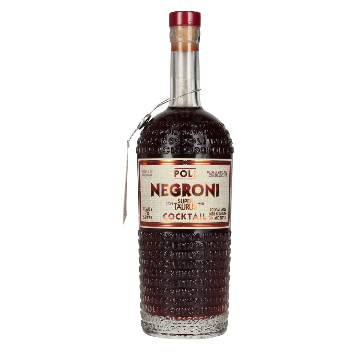 Poli Negroni Cocktail Liqueur 25% ABV 0.7l