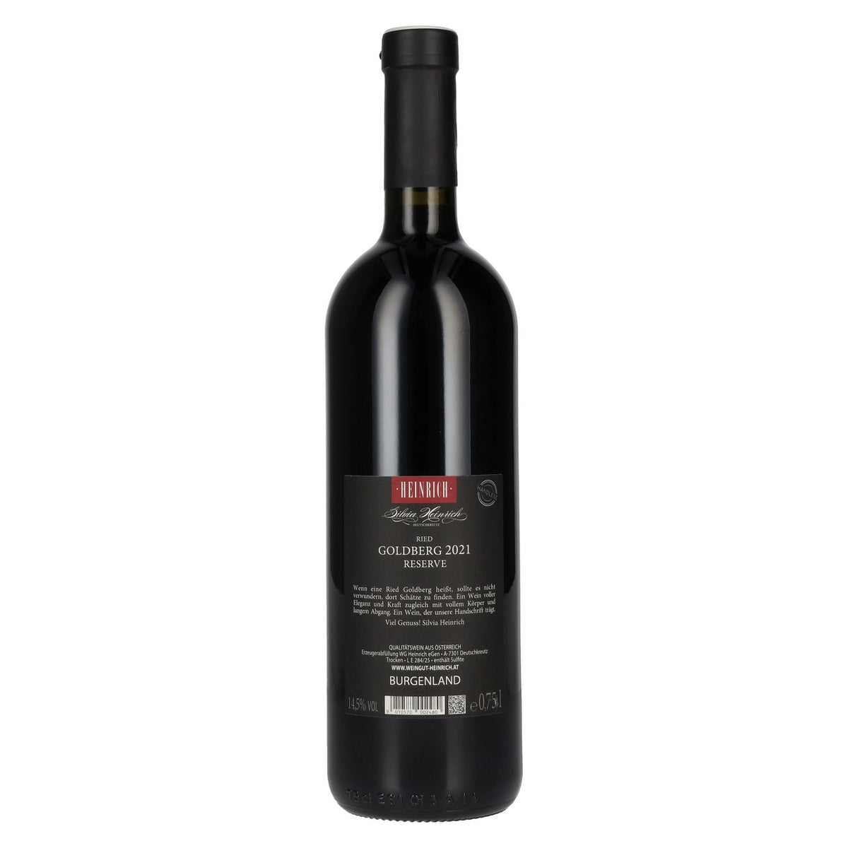 Heinrich Goldberg Ried Reserve 2021 14.5% ABV 0.75 l