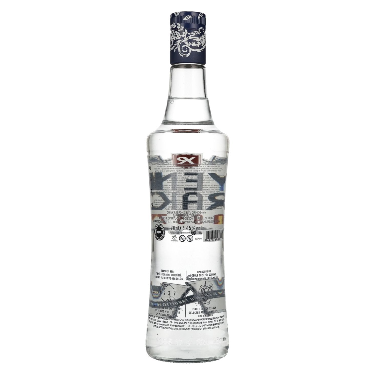 Yeni Raki 45% vol. 0,7l