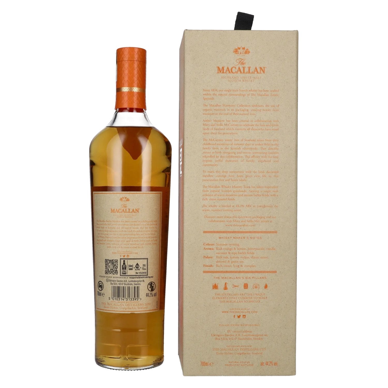 The Macallan The Harmony Collection AMBER MEADOW 44,2% Vol. 0,7l in Geschenkbox