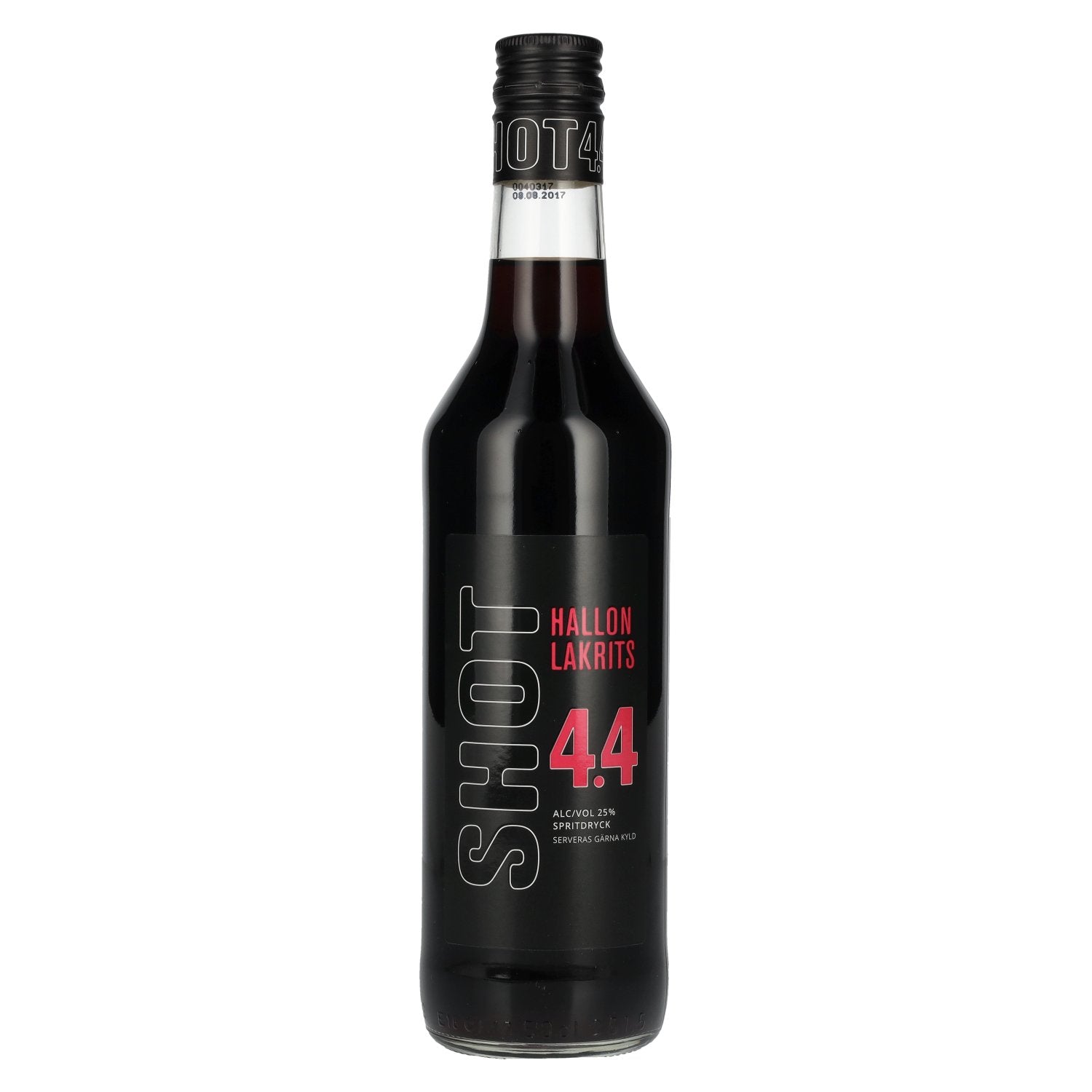 SHOT 4.4 Hallon Lakrits 25% vol. 0,5l