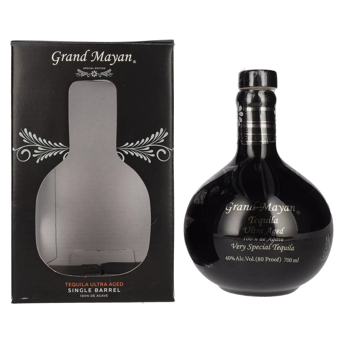 Grand Mayan ULTRA AGED Single Barrel Tequila 100% Agave 40% ABV 0.7l in a gift box