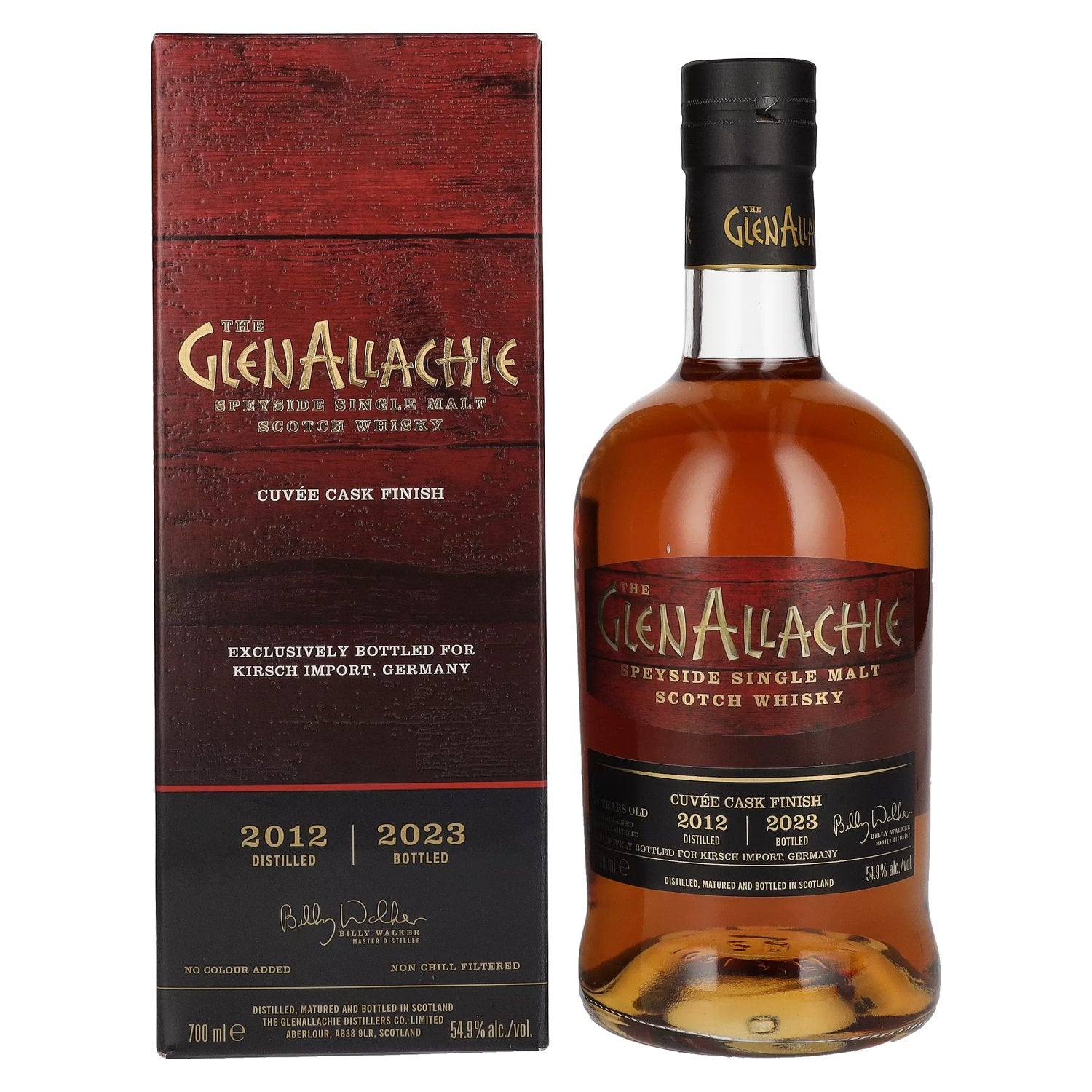 The GlenAllachie 10 Years Old Cuvée Cask Finish 2012 54,9% Vol. 0,7l in gift box