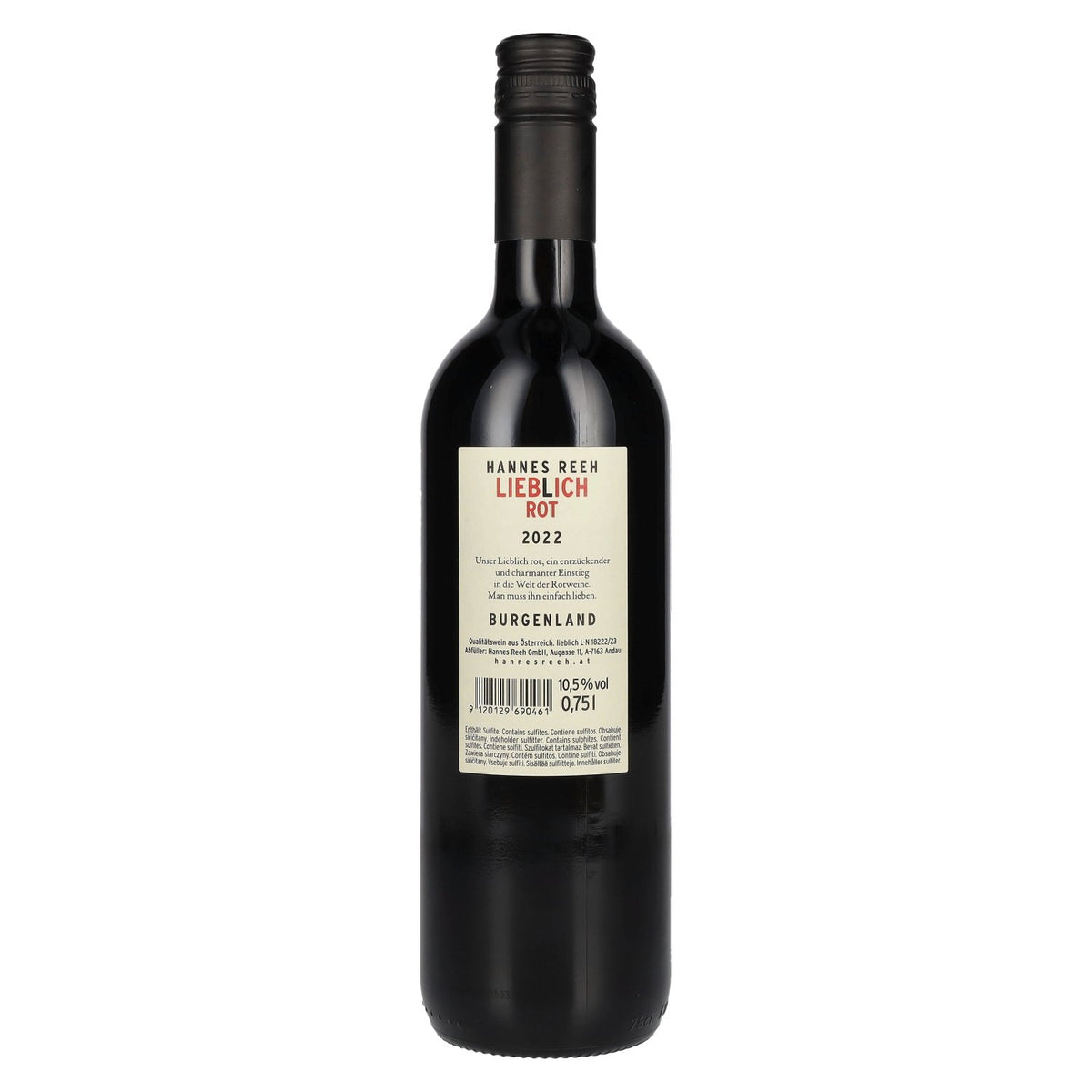 Hannes Reeh Lieblich Rot 2022 10,5% Vol. 0,75l