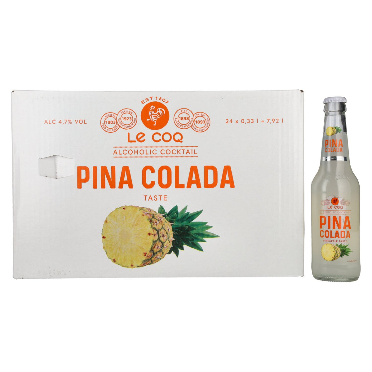 Le Coq PINA COLADA 4,7% vol. 24 x 0,33 l