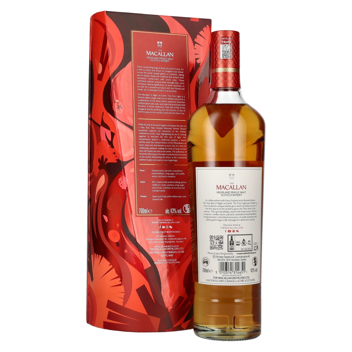The Macallan A NIGHT ON EARTH THE FIRST LIGHT 43% Vol. 0,7l in geschenkverpakking