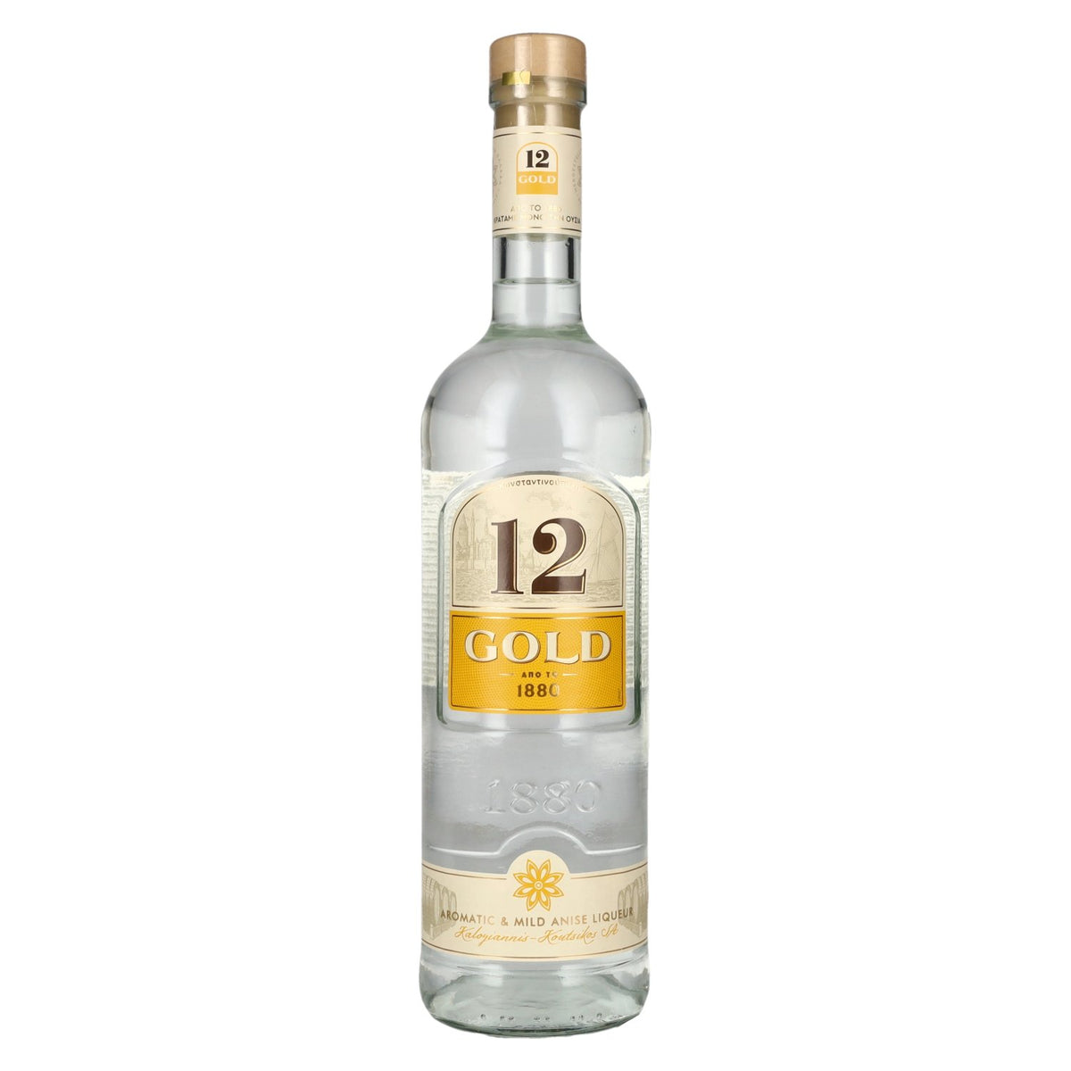 12 GOLD Liqueur d'anis by Ouzo 12 36% Vol. 0,7l