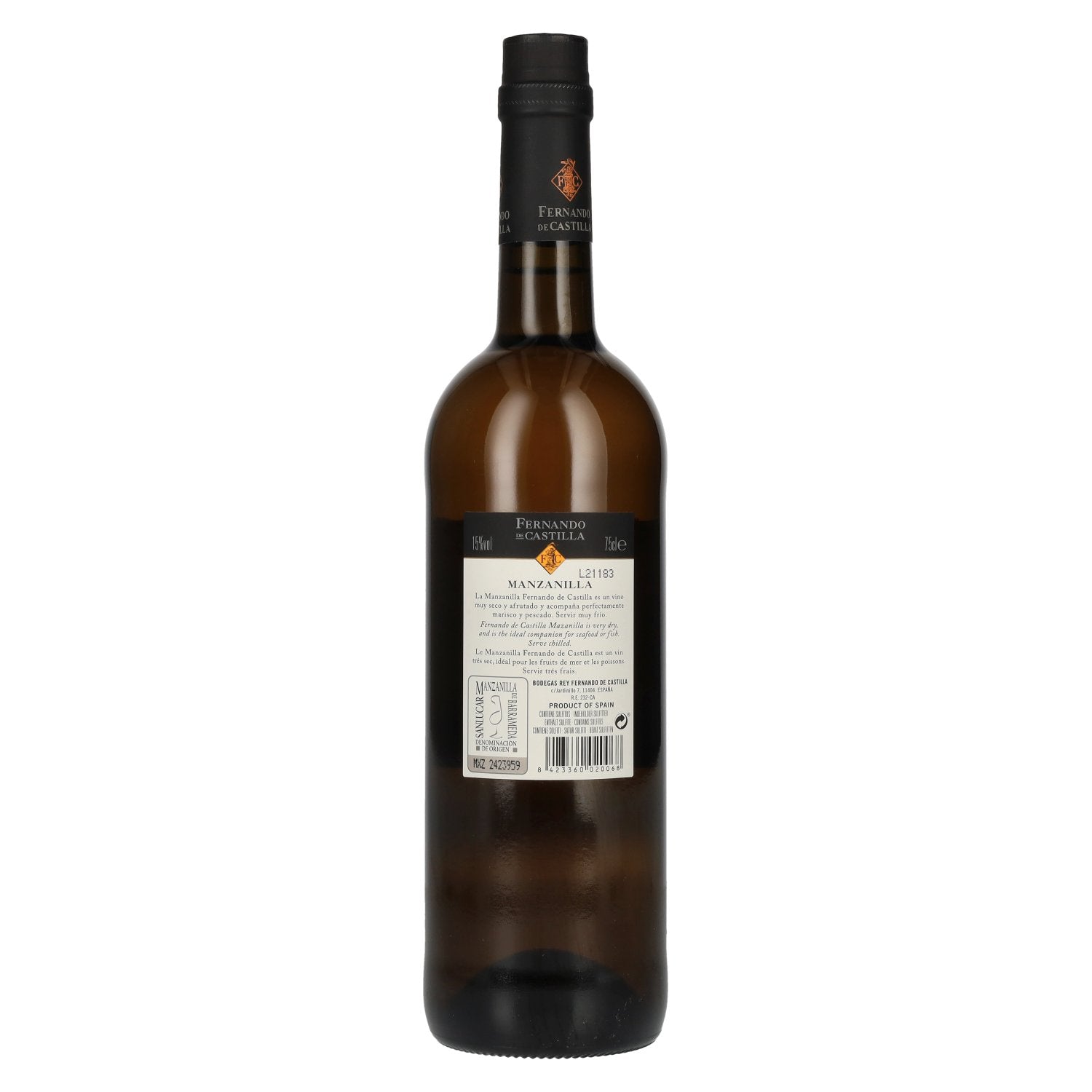 Fernando de Castilla Manzanilla Classic Dry 15% Vol. 0,75l