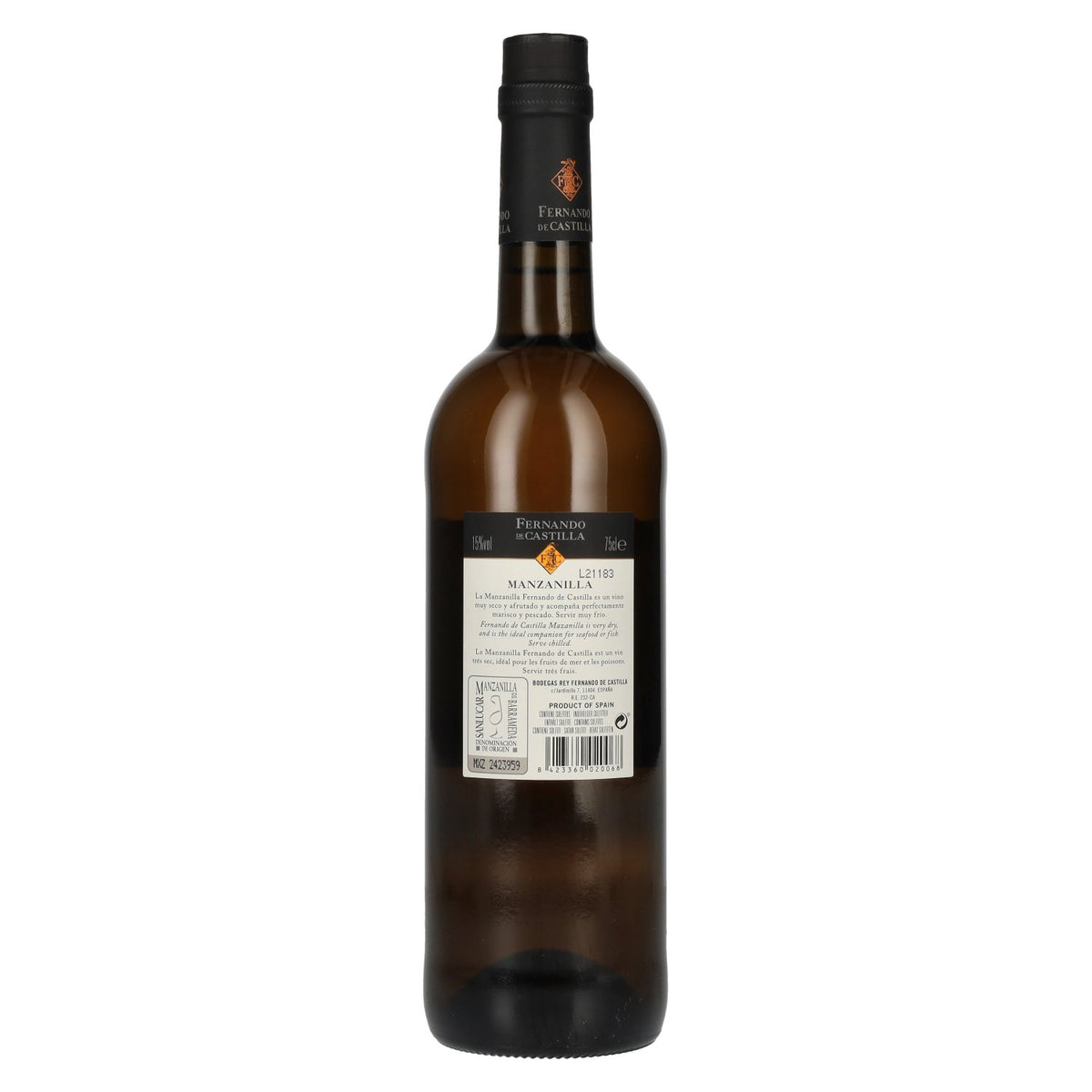 Fernando de Castilla Manzanilla Classic Dry 15 % vol. 0,75 l