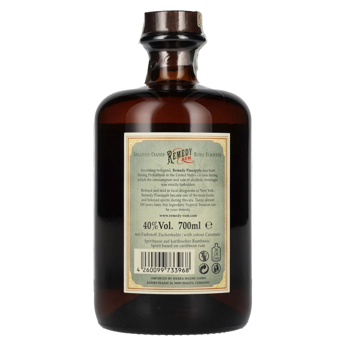 Remedy Pineapple Spirit Drink 40% ABV 0.7 l