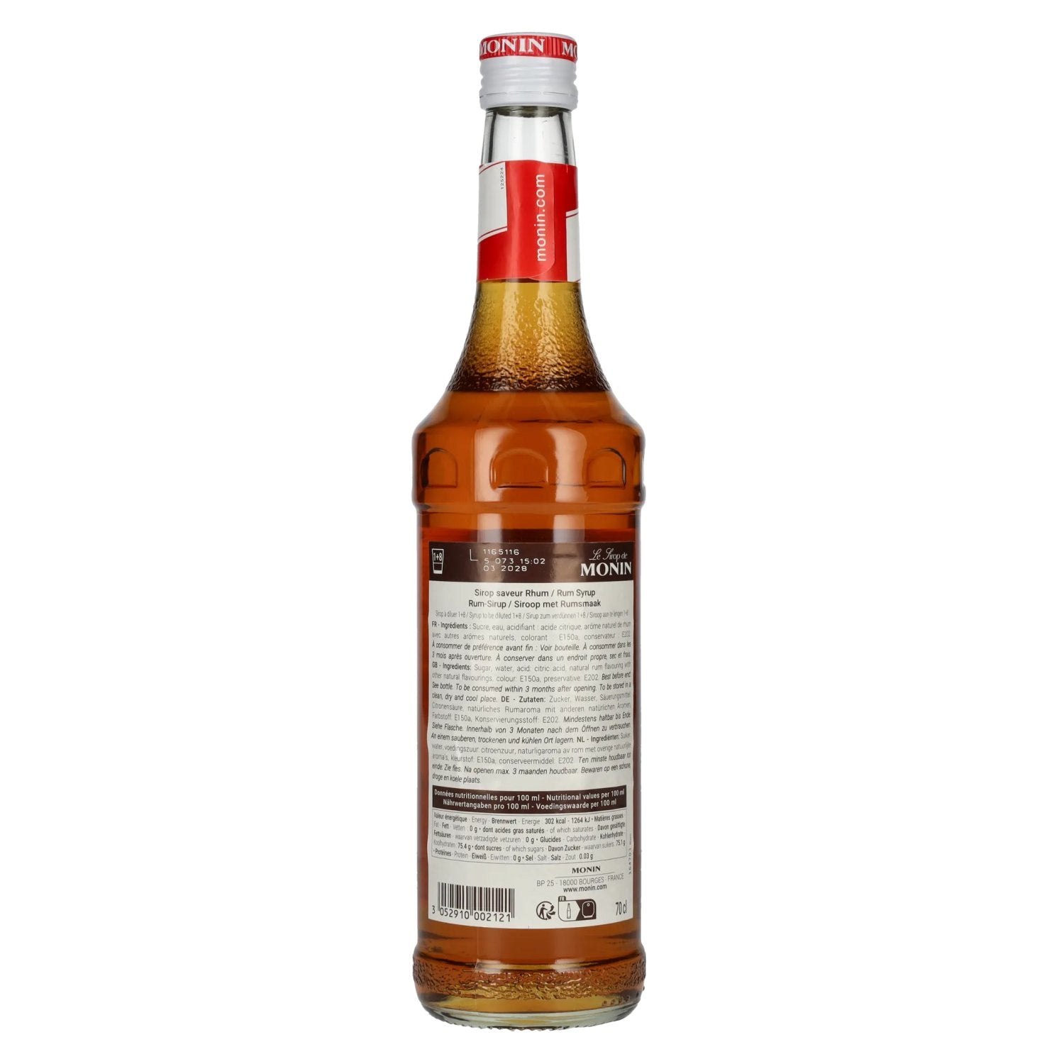 Le Sirop de Monin KARIBISCHER RUM 0,7l