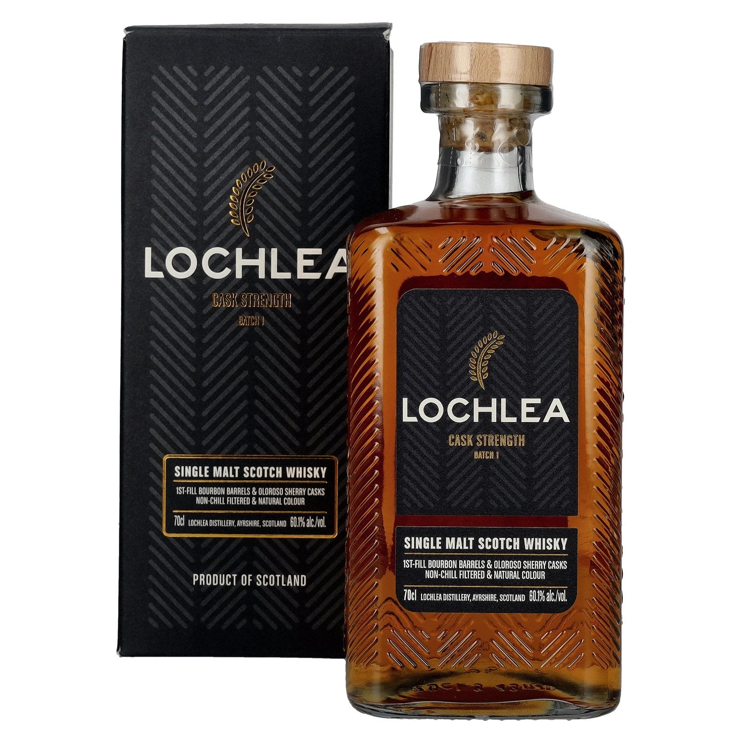 Lochlea CASK STRENGTH Single Malt Whisky Batch 1 60,1% Vol. 0,7l in Geschenkbox