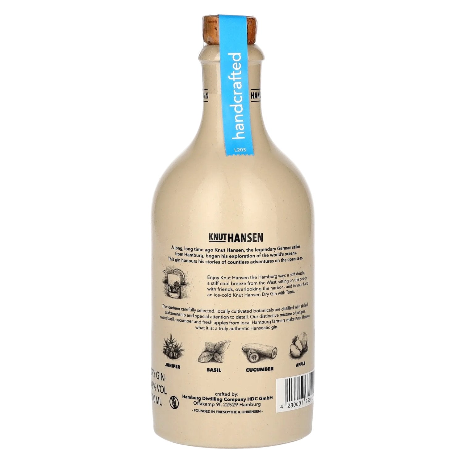 Knut Hansen Droge Jenever 42% Vol. 0,5l