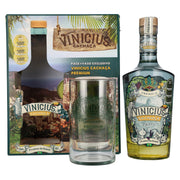 Vinicius Premium Cachaca Prata 42% vol. 0,7 l in geschenkverpakking met glas