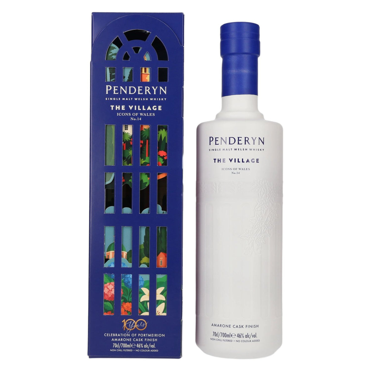 Penderyn THE VILLAGE Welsh Whiskey Icons of Wales Nr. 14 46% Vol. 0,7l in Geschenkbox