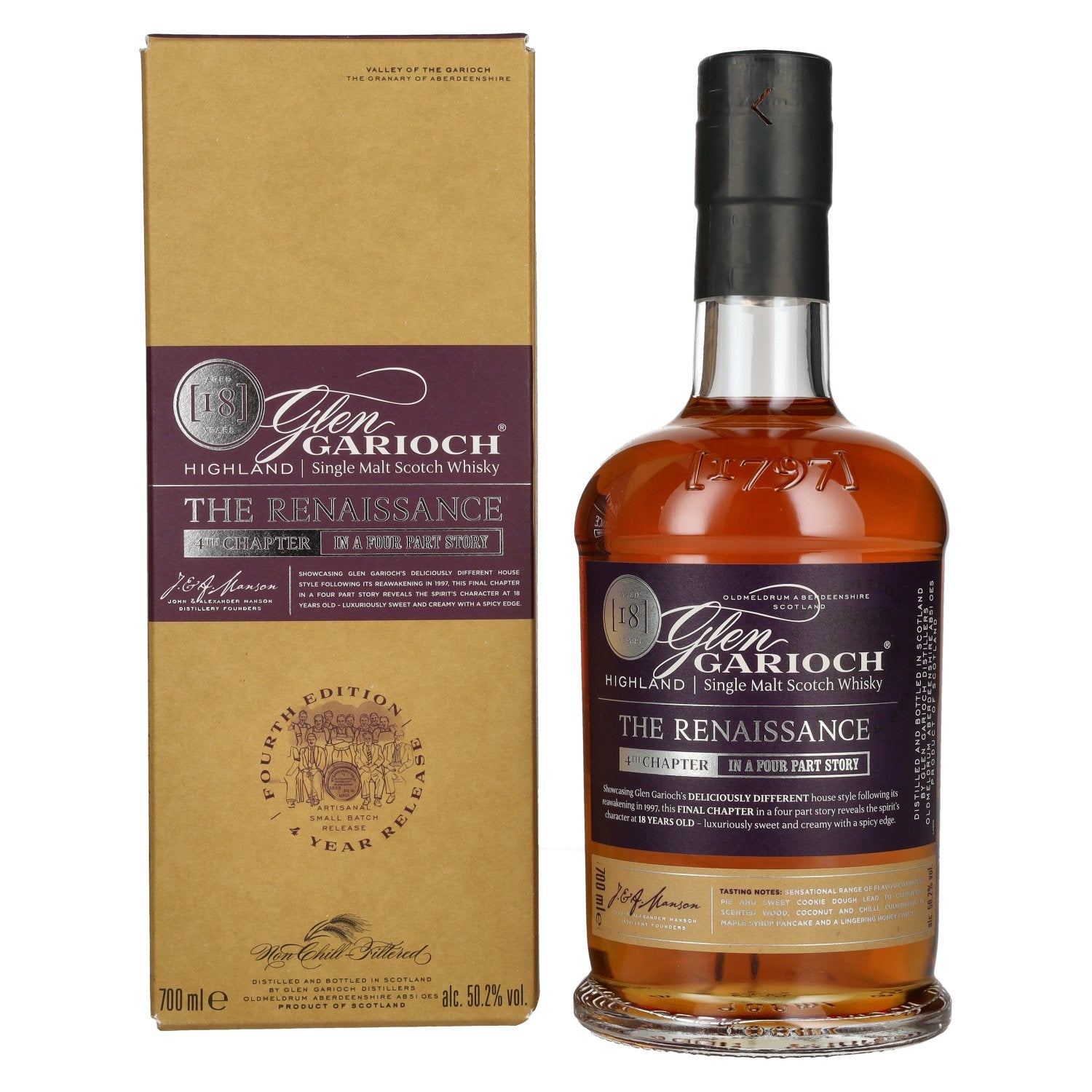 Glen Garioch 18 Years Old THE RENAISSANCE 4th Chapter 50,2% Vol. 0,7l in Geschenkbox