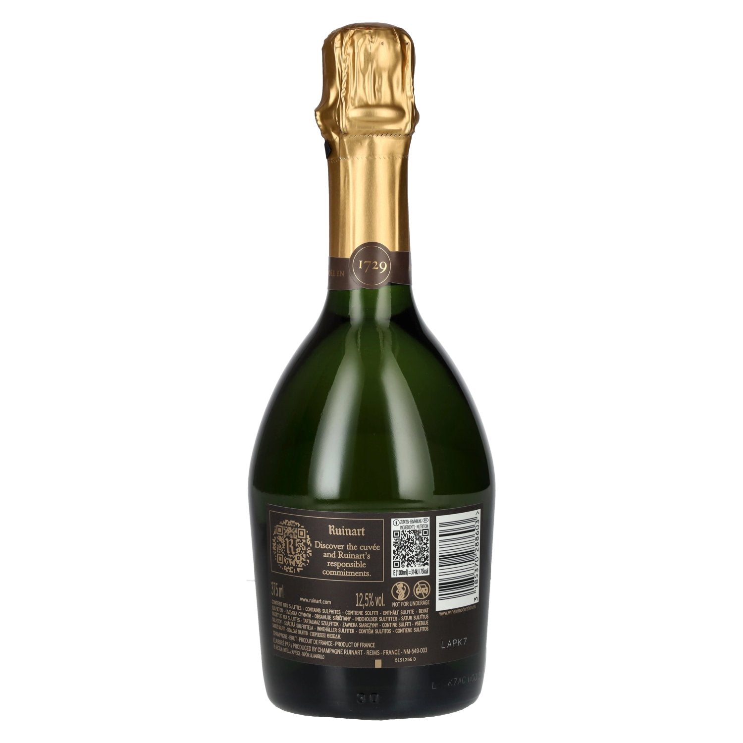 Ruinart Champagne Brut 12,5% Vol. 0,375l