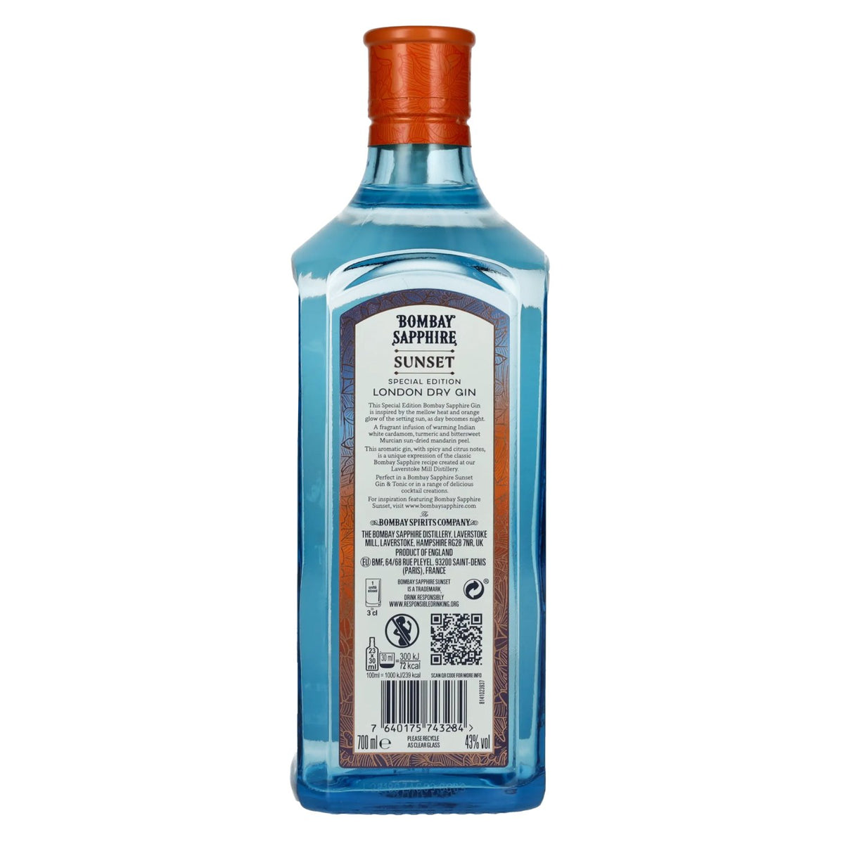 Bombay SAPPHIRE Sunset Special Edition 43 % vol. 0,7 l
