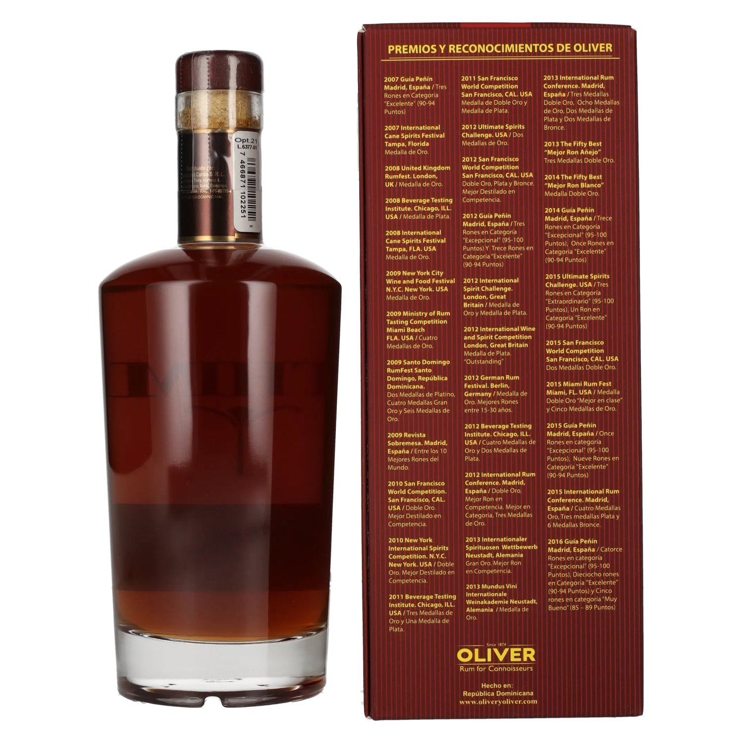 Opthimus 21 Sistema Solera Magna Cum Laude 38% Vol. 0,7l in gift box
