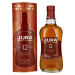 Whisky single malt écossais Jura 12 ans d'âge, 40 % vol., 0,7 l, dans un coffret cadeau