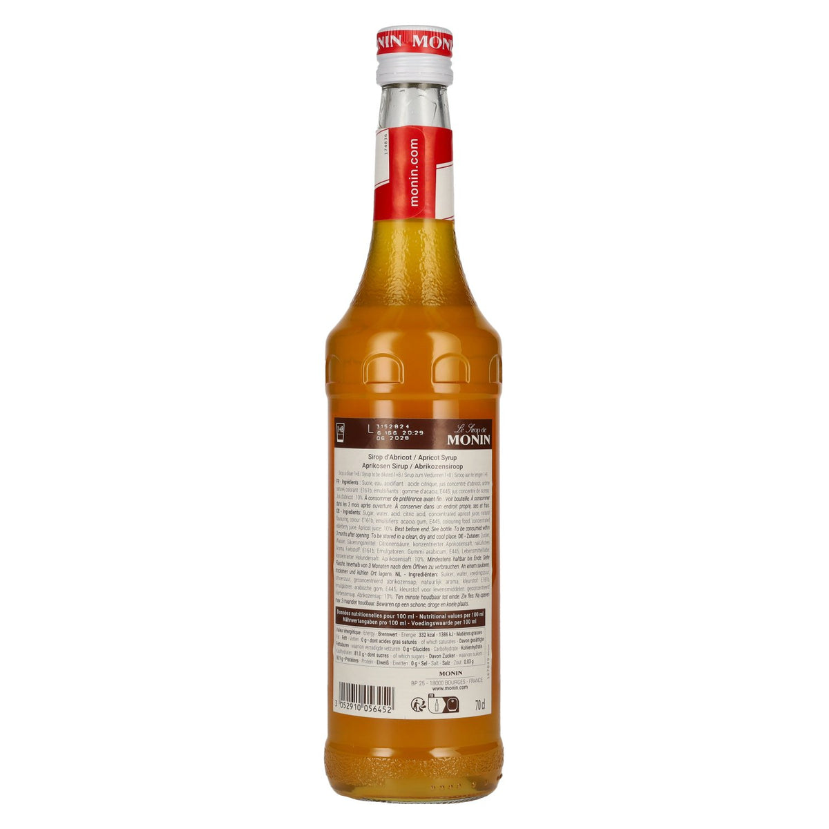 Sirop Monin ABRICOT 0,7 l